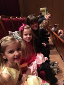 Dancers and Mom pose for a in-seat photo at our Shaping Sound event!
