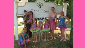 Our Summer Sass Team loves to perform at Retirement Homes like Park Place every summer!