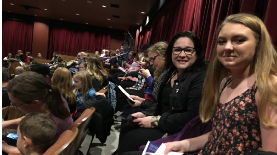 Our Footprints Family filled up two full rows at the Nutcracker Spectacular!